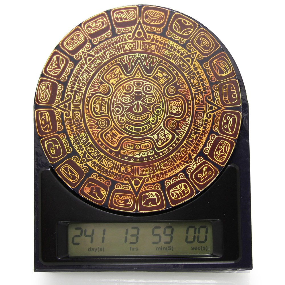 Horloge compte à rebours Maya, horloge de la fin du monde