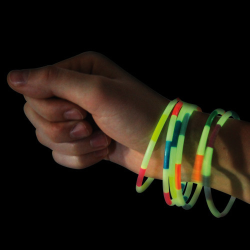Bracelets phosphorescents par 6