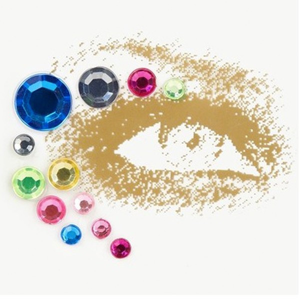 Strass décoratifs pour les yeux