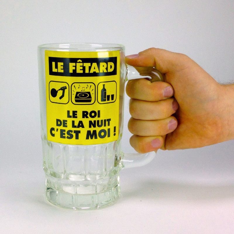 Chope à bière du fêtard