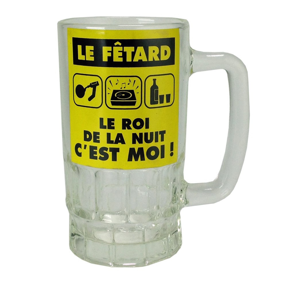 Chope à bière du fêtard