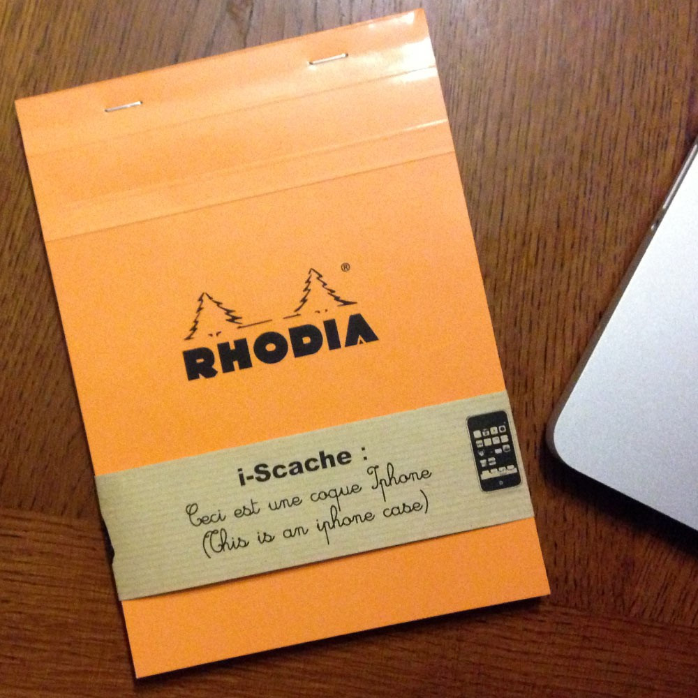 I-Scache, le cahier pour i-phone