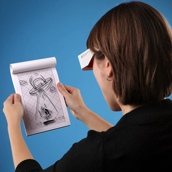 Bloc-notes dessins 3D