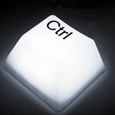 Lampe led geek touche CTRL