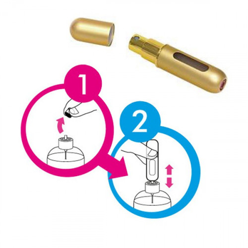 Travalo Excel, Vaporisateur de parfum de poche doré