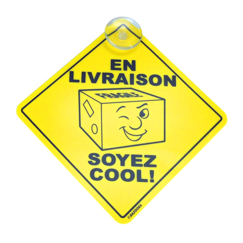 Panneau ventouse "En livraison"