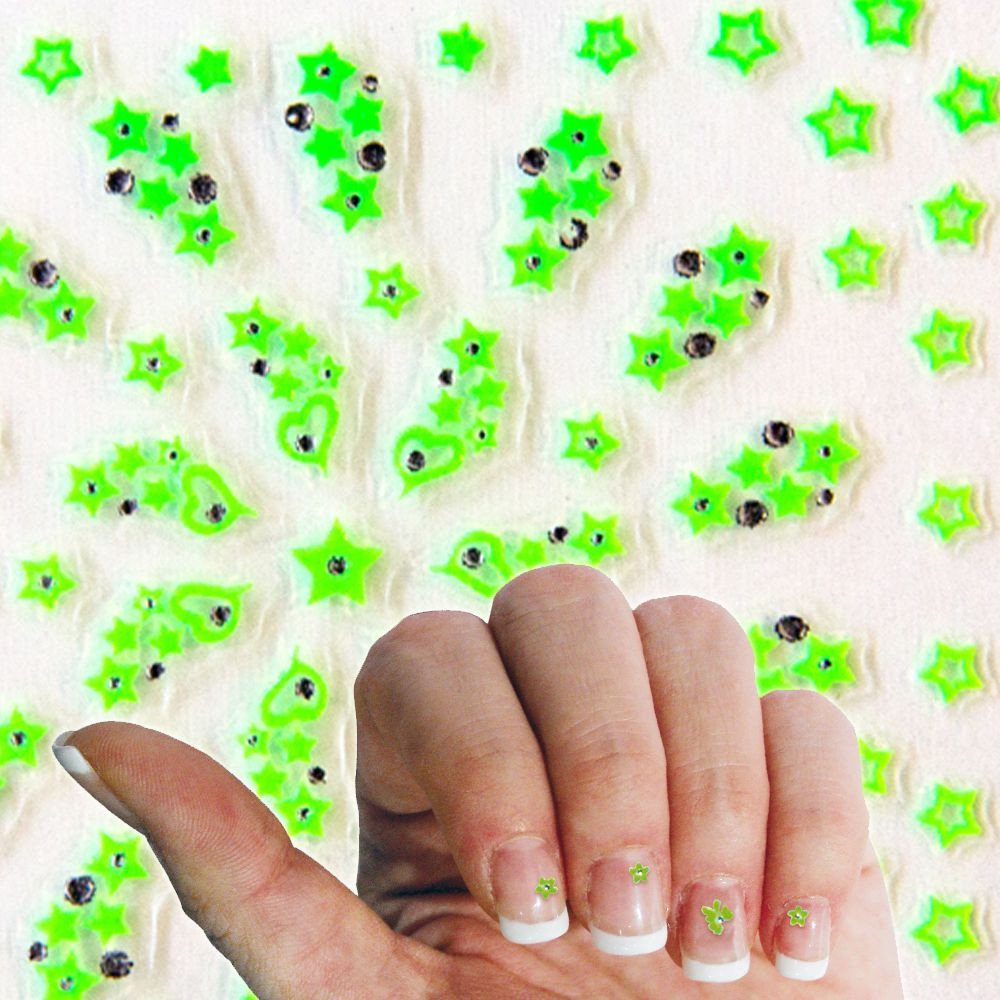 Stickers phosphorescents pour ongles