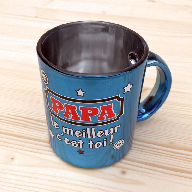 Mug métallisé PAPA