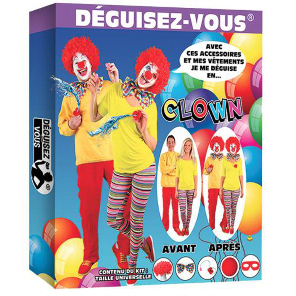 Kit déguisement express Clown