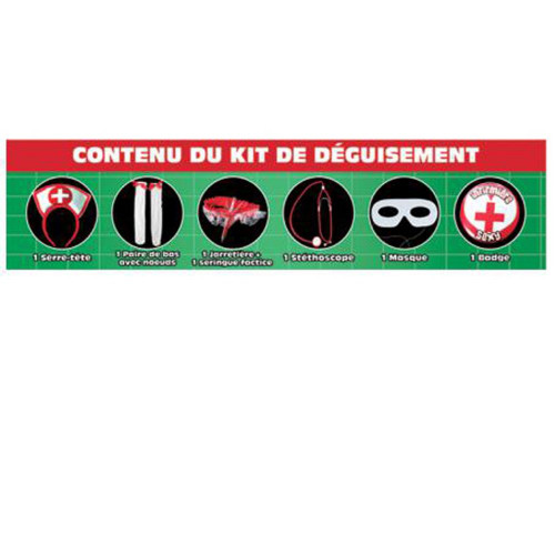 Kit déguisement express Infirmière