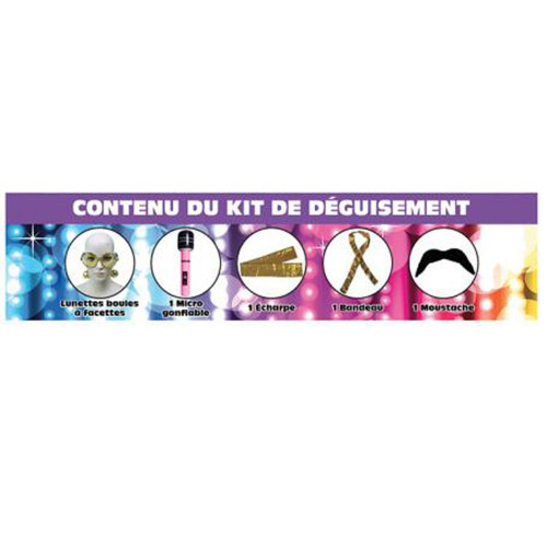 Kit déguisement express Disco