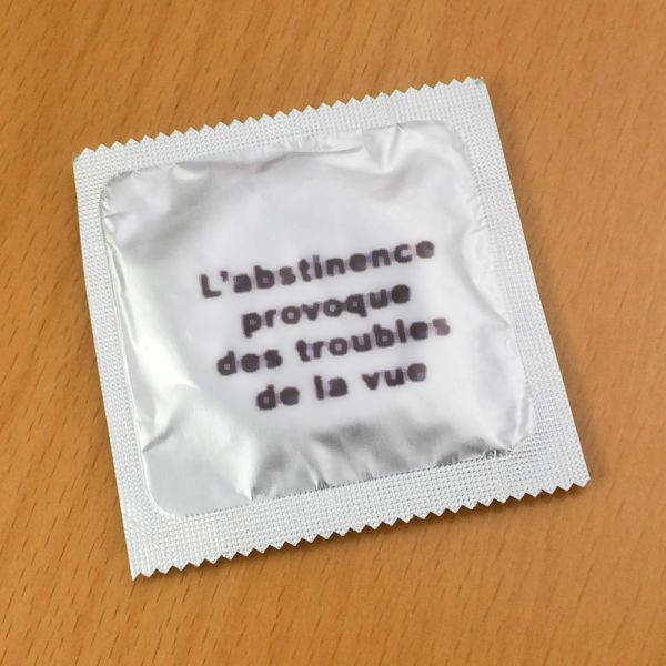 Préservatif humoristique Abstinence