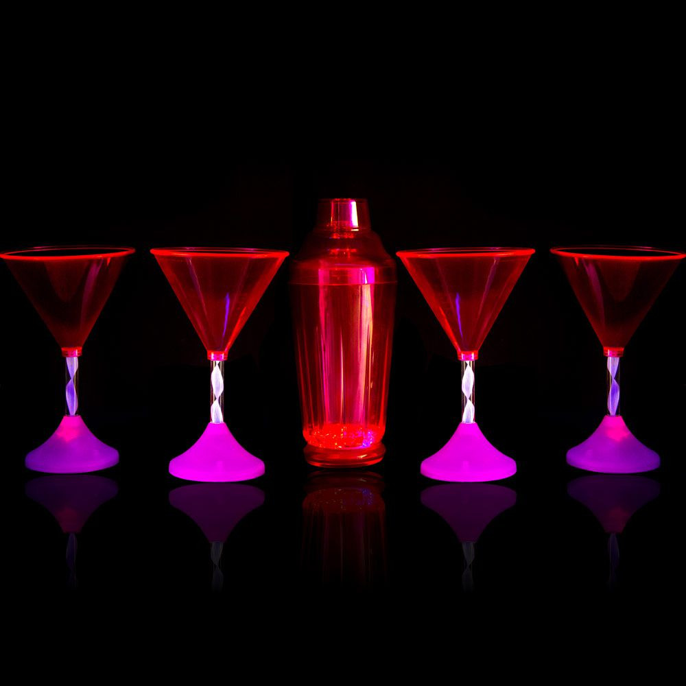 Coffret cocktail led disco