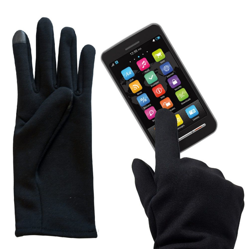 Gants tactiles élégants taille M