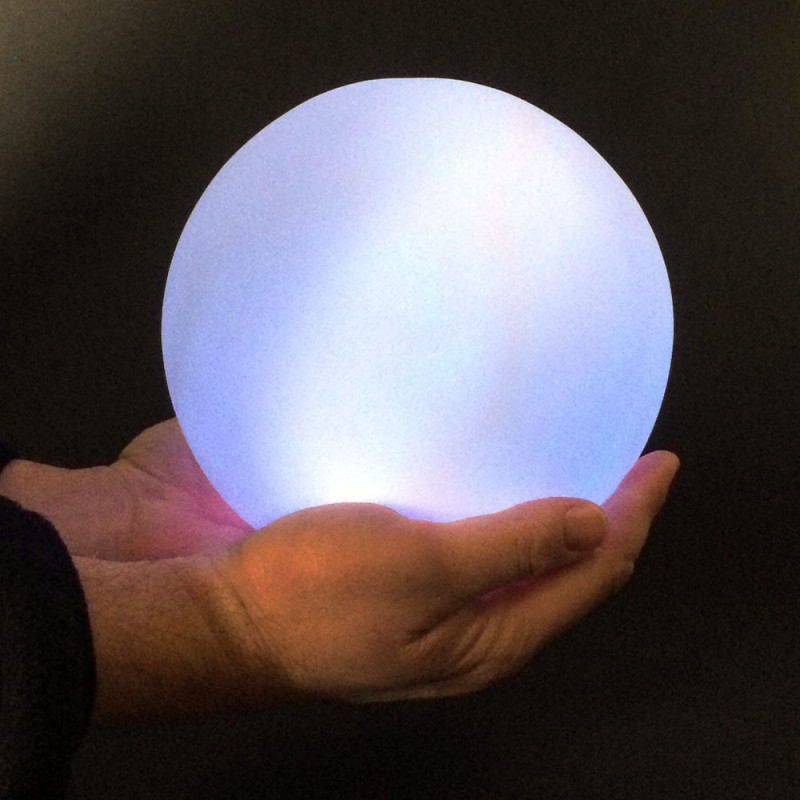 Boule lumineuse 18.5 cm LED multi-couleurs