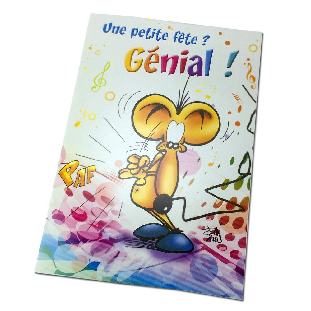 Carte A4 Une petite fête...