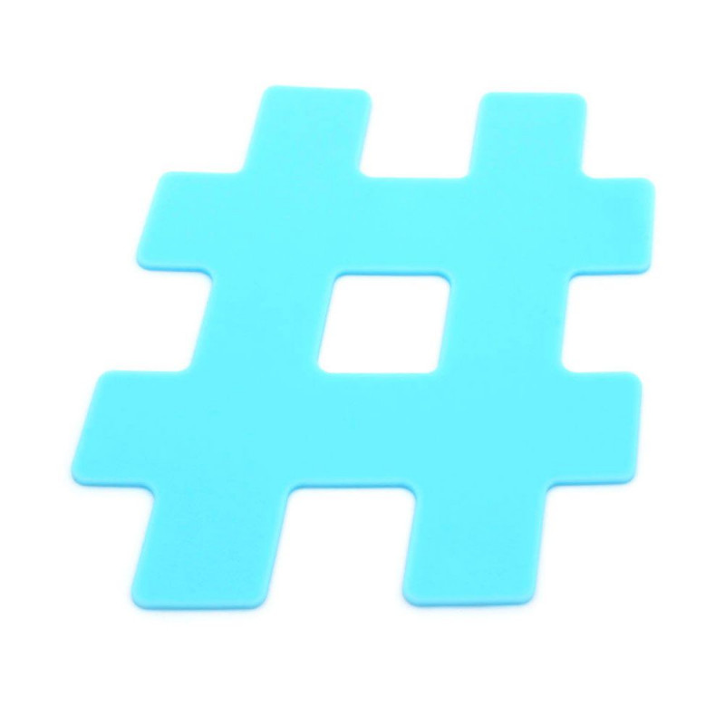 Dessous de plat Hashtag