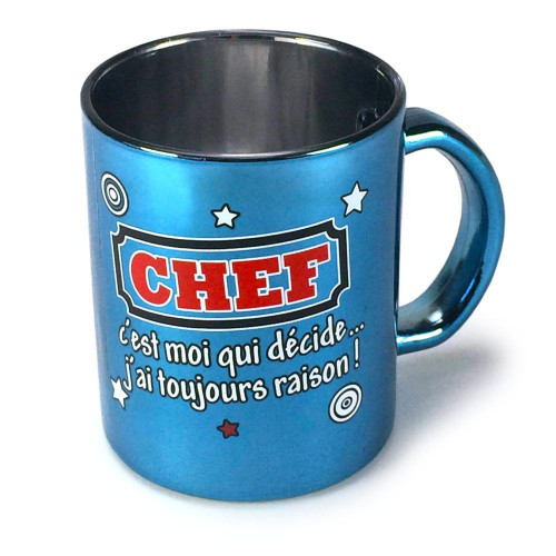 Mug métallisé CHEF