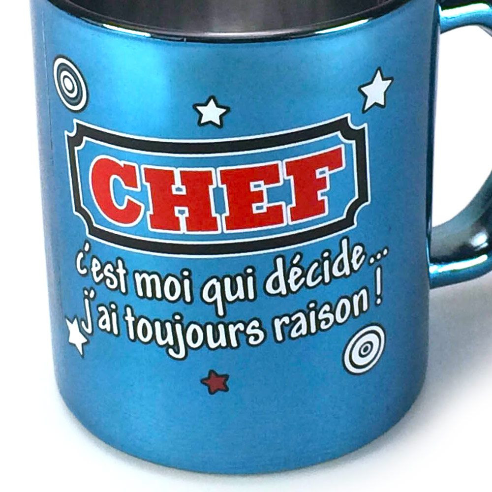 Mug métallisé CHEF