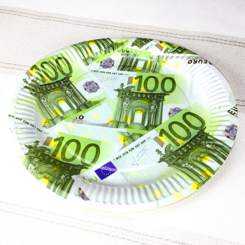 Assiettes en carton 100 euros