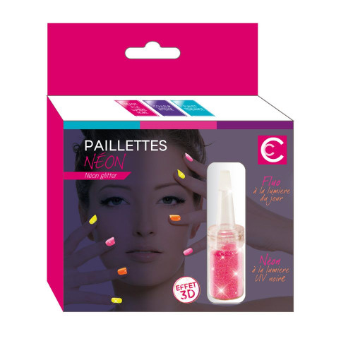 Paillettes néon pour ongles flashy