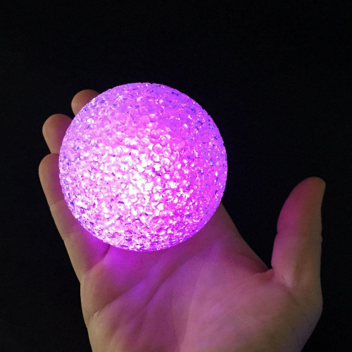 Boule led cristal 7,5 cm