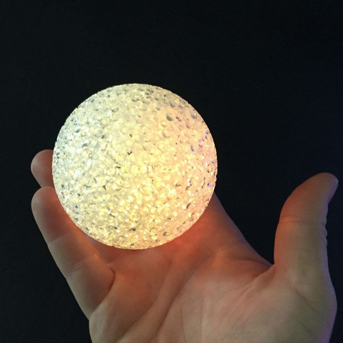 Boule led cristal 7,5 cm