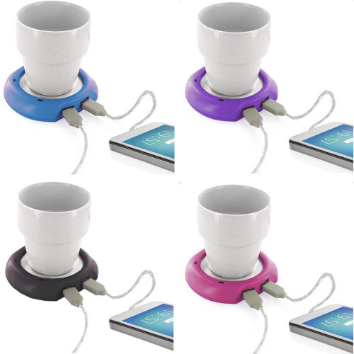 Chauffe tasse USB + Hub 4 ports