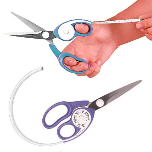 Ciseaux mètre ruban 2 en 1